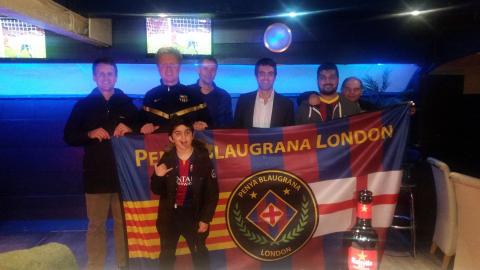 Søren Skov, president of PB Copenhagen, in Penya Blaugrana London
