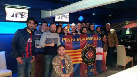 Carles Vilarrubi at Penya Blaugrana London