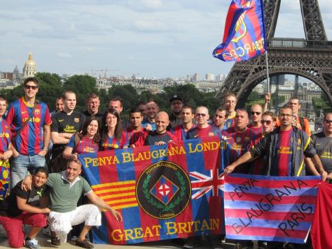 PB London with PB Paris and the Eiffel Tower