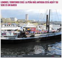 Penya Blaugrana London in La Voz del Barcelona