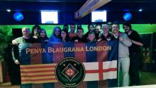 Penya Blaugrana London with Jordi Viciano